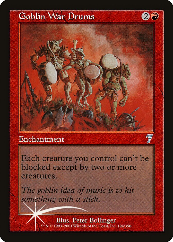 Goblin War Drums 194★/350 (7th Edition)  - Foil | Good Games Modbury