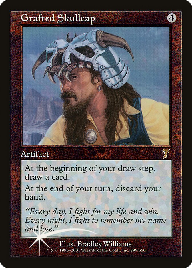 Grafted Skullcap 298 (7th Edition)  - Foil | Good Games Modbury