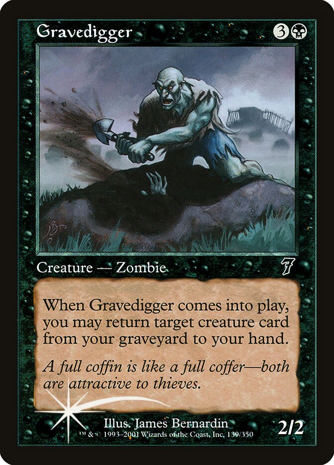 Gravedigger 139★/350 (7th Edition)  - Foil | Good Games Modbury