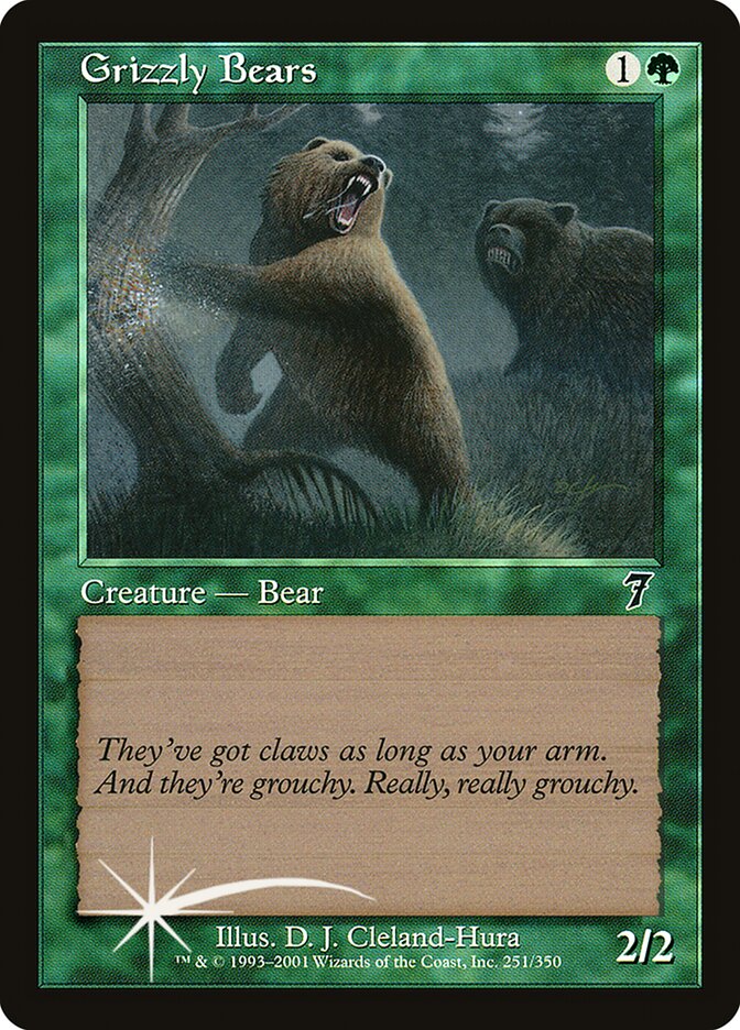 Grizzly Bears 251★/350 (7th Edition)  - Foil | Good Games Modbury