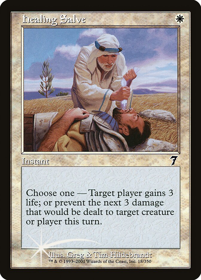 Healing Salve 18★/350 (7th Edition)  - Foil | Good Games Modbury