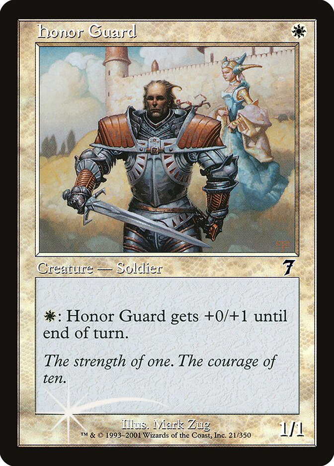 Honor Guard 21★/350 (7th Edition)  - Foil | Good Games Modbury