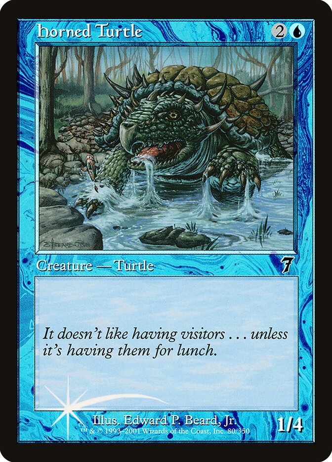 Horned Turtle 80★/350 (7th Edition)  - Foil | Good Games Modbury
