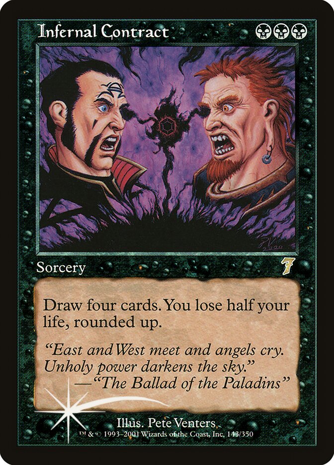 Infernal Contract 143★/350 (7th Edition)  - Foil | Good Games Modbury
