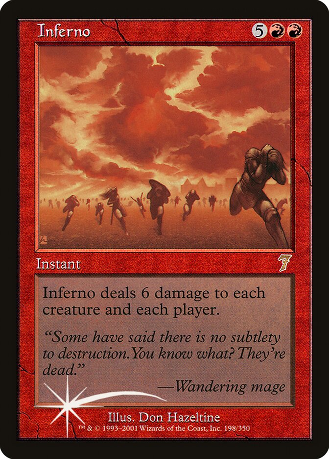 Inferno 198★/350 (7th Edition)  - Foil | Good Games Modbury