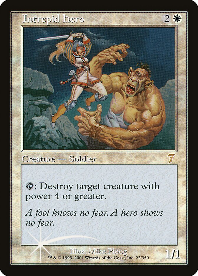 Intrepid Hero 22★/350 (7th Edition)  - Foil | Good Games Modbury