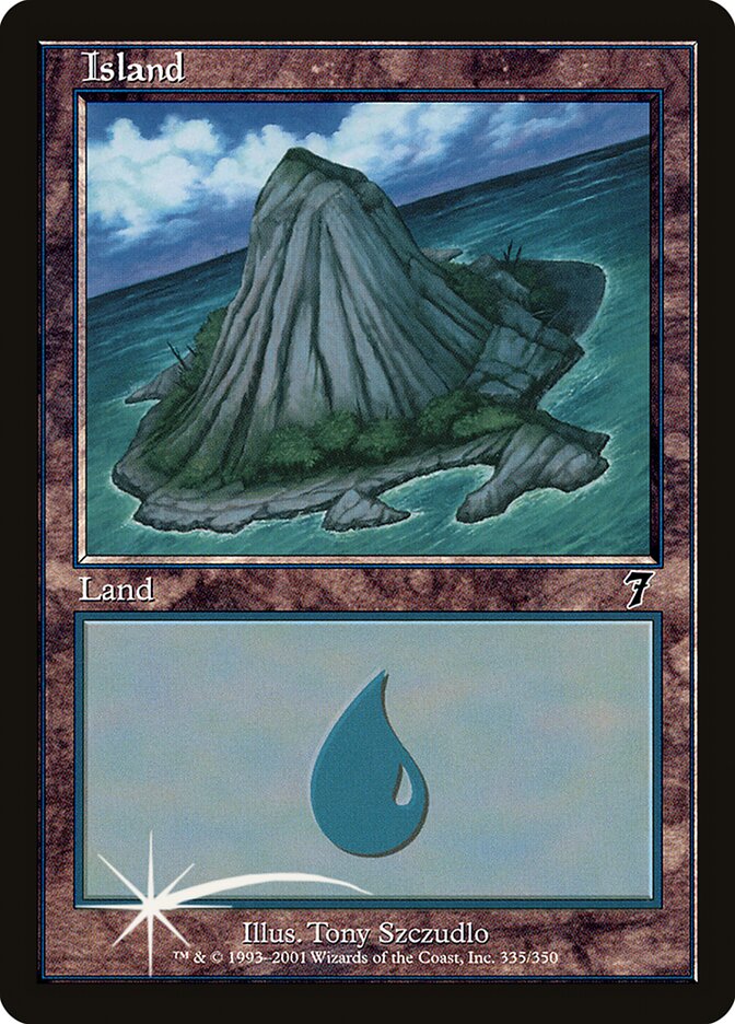 Island 335 (7th Edition)  - Foil | Good Games Modbury