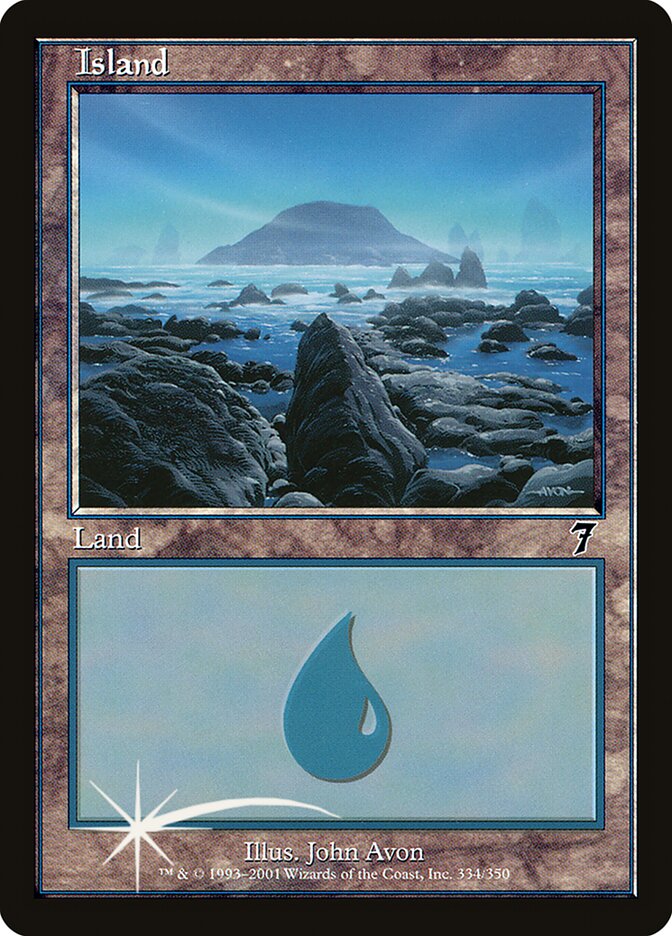 Island 334 (7th Edition)  - Foil | Good Games Modbury