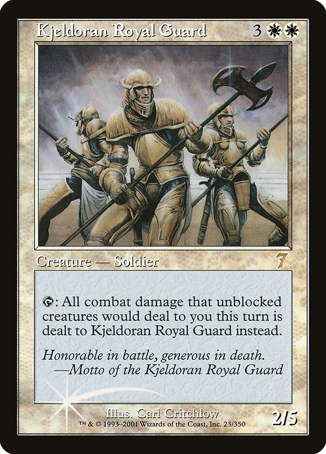 Kjeldoran Royal Guard 23★/350 (7th Edition)  - Foil | Good Games Modbury
