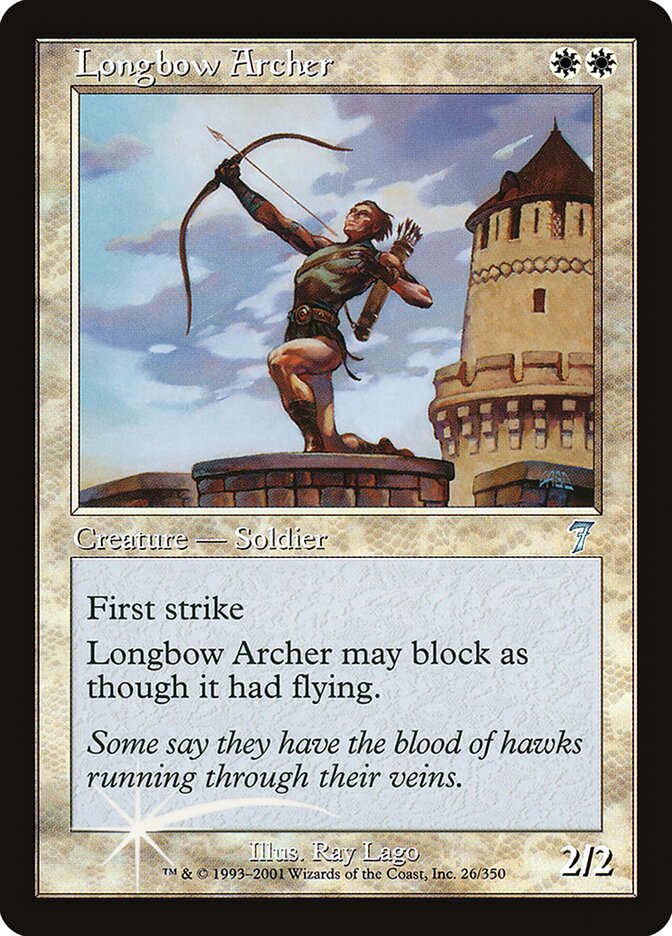 Longbow Archer 26★/350 (7th Edition)  - Foil | Good Games Modbury