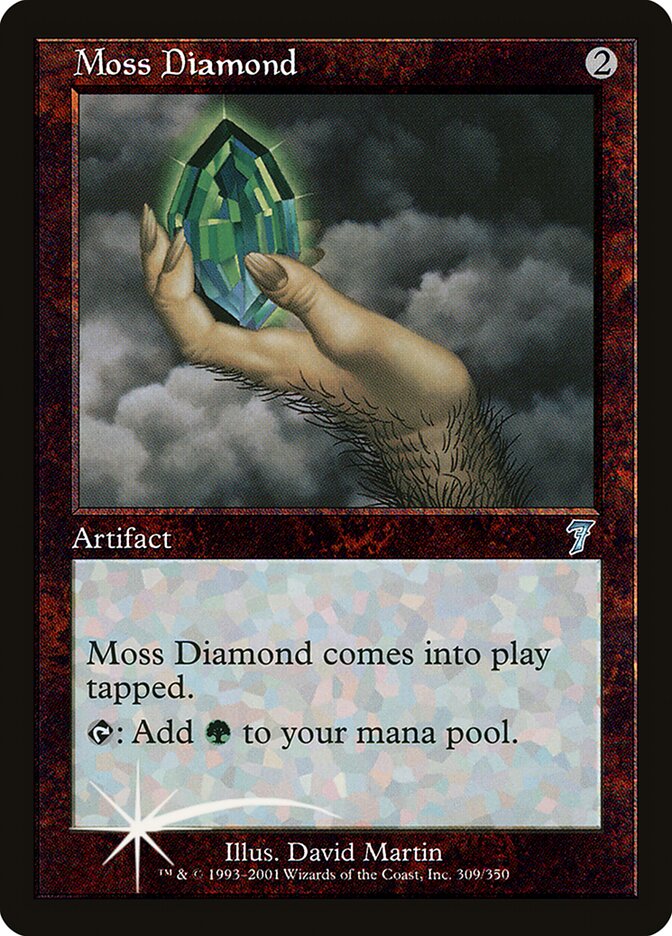 Moss Diamond 309★/350 (7th Edition)  - Foil | Good Games Modbury