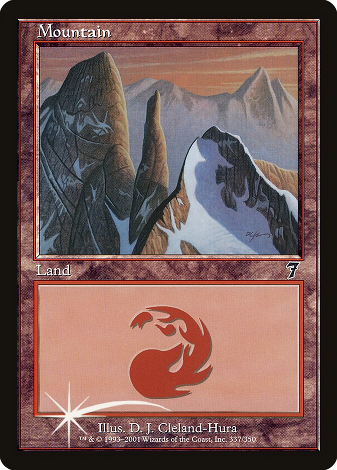 Mountain 337★/350 (7th Edition)  - Foil | Good Games Modbury