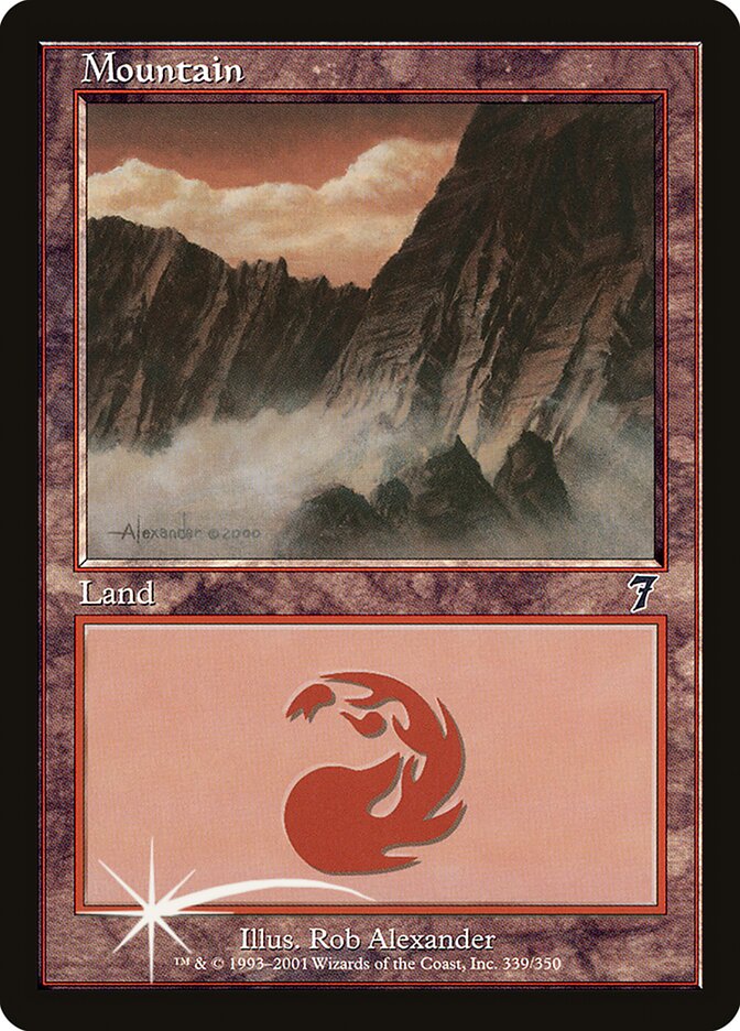 Mountain 339★/350 (7th Edition)  - Foil | Good Games Modbury