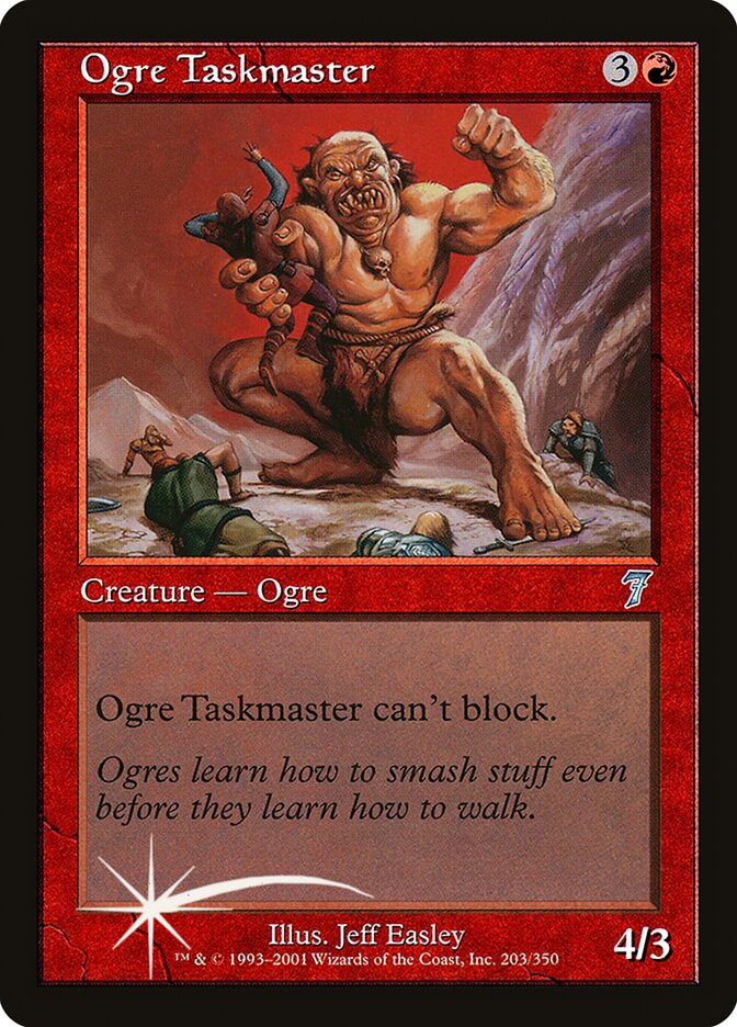 Ogre Taskmaster 203★/350 (7th Edition)  - Foil | Good Games Modbury