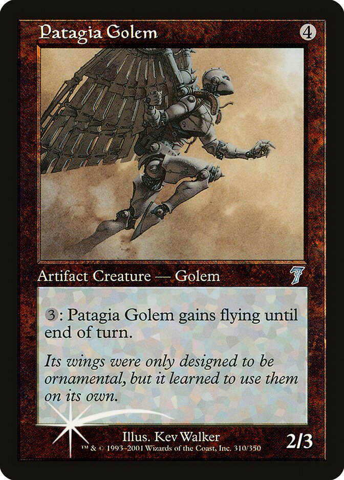 Patagia Golem 310★/350 (7th Edition)  - Foil | Good Games Modbury