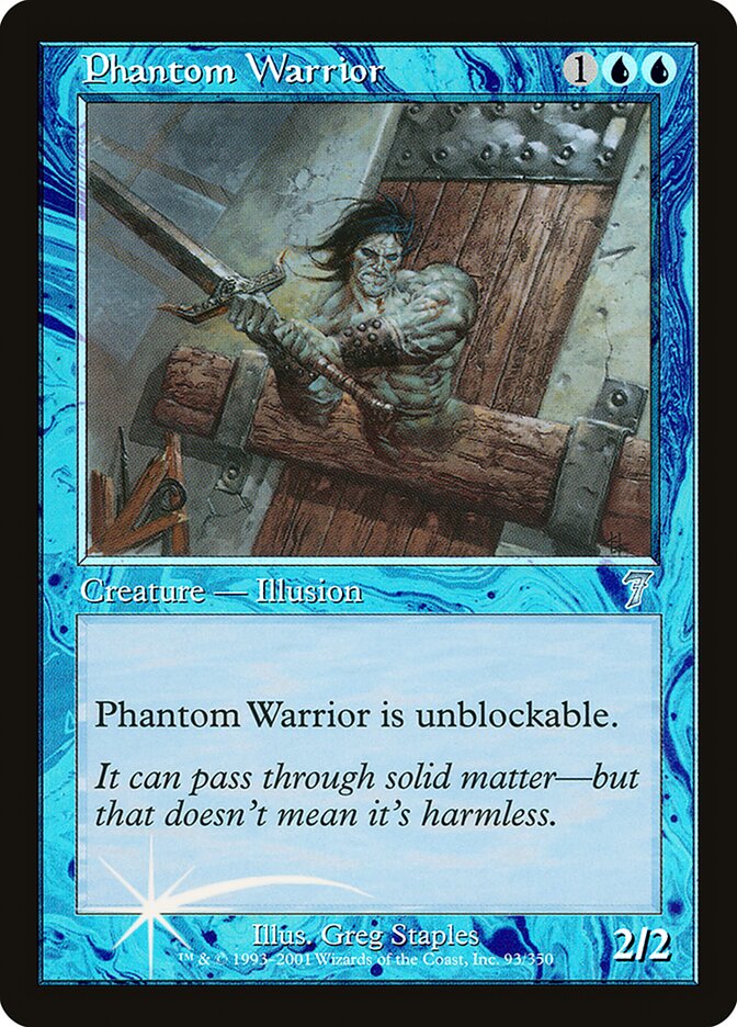 Phantom Warrior 93★/350 (7th Edition)  - Foil | Good Games Modbury