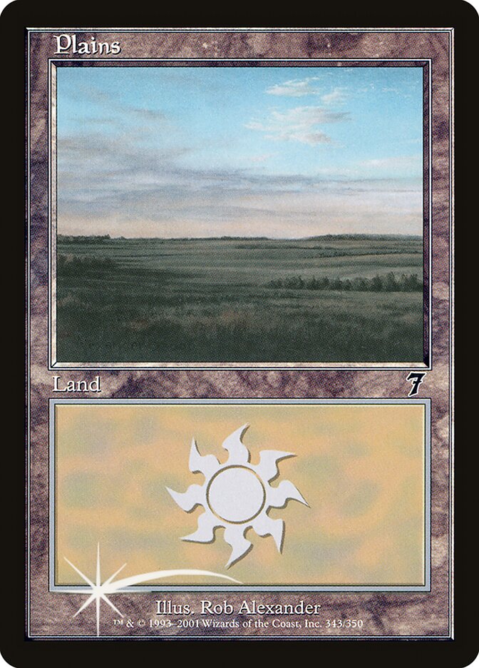 Plains 343★/350 (7th Edition)  - Foil | Good Games Modbury