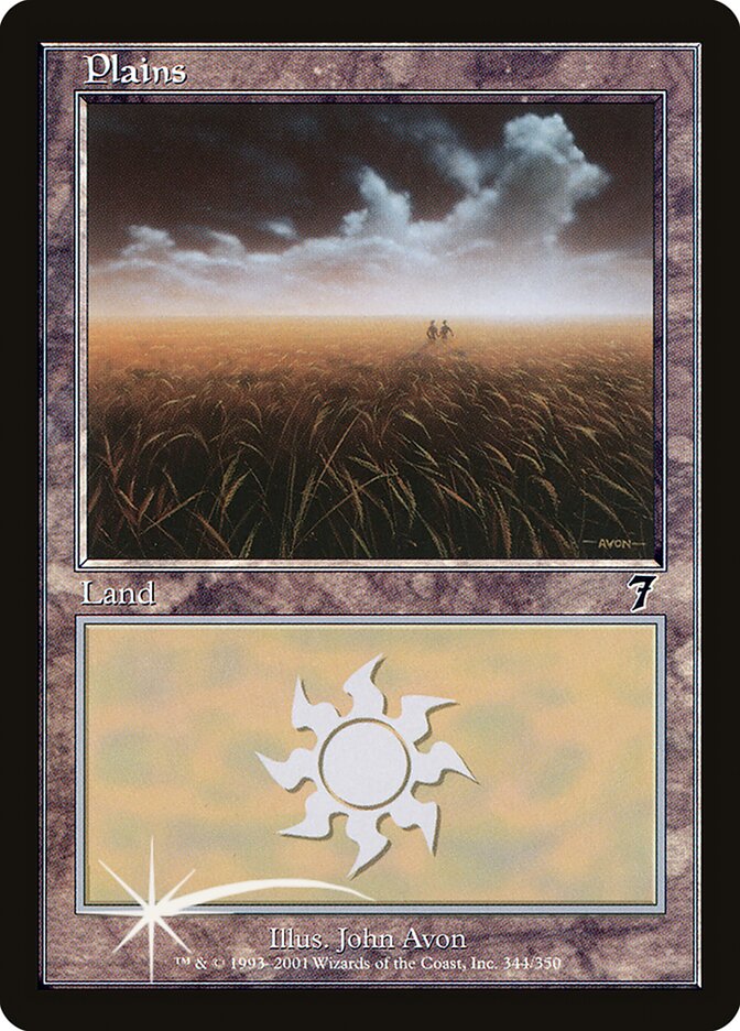 Plains 344★/350 (7th Edition)  - Foil | Good Games Modbury