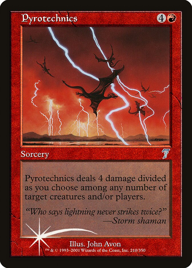 Pyrotechnics 210★/350 (7th Edition)  - Foil | Good Games Modbury