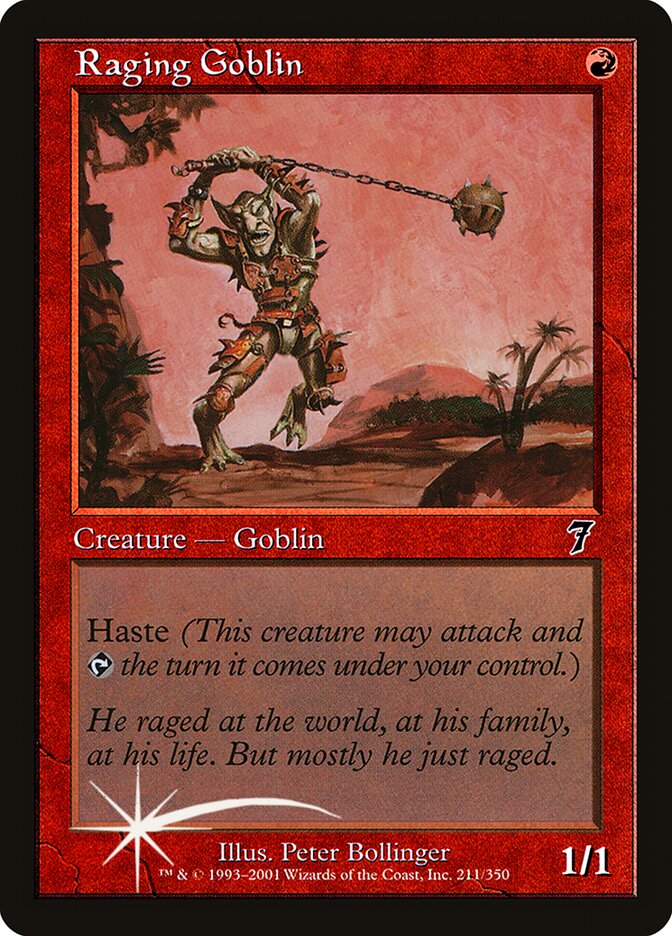 Raging Goblin 211★/350 (7th Edition)  - Foil | Good Games Modbury