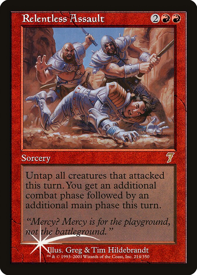 Relentless Assault 214★/350 (7th Edition)  - Foil | Good Games Modbury