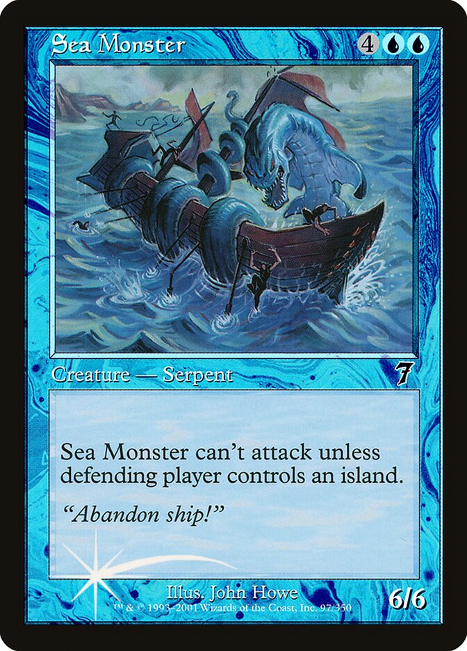 Sea Monster 97★/350 (7th Edition)  - Foil | Good Games Modbury