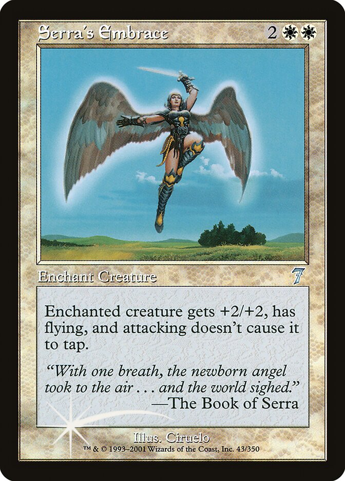Serra's Embrace 43★/350 (7th Edition)  - Foil | Good Games Modbury