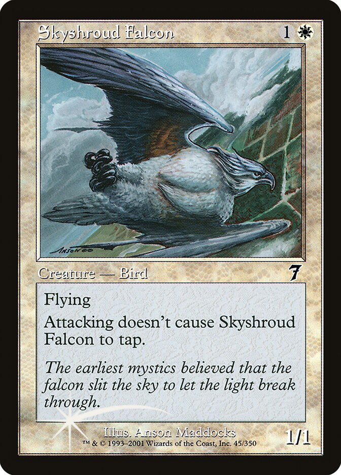 Skyshroud Falcon 45★/350 (7th Edition)  - Foil | Good Games Modbury