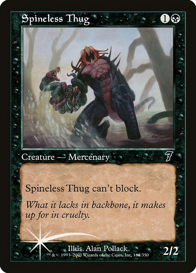 Spineless Thug 164★/350 (7th Edition)  - Foil | Good Games Modbury