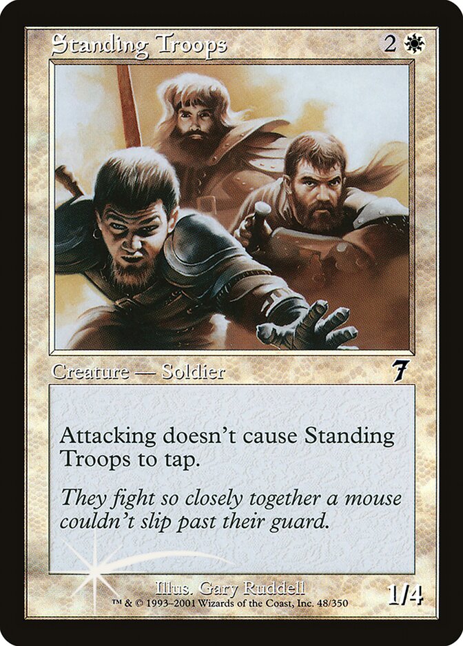 Standing Troops 48★/350 (7th Edition)  - Foil | Good Games Modbury