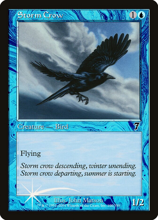 Storm Crow 100★/350 (7th Edition)  - Foil | Good Games Modbury
