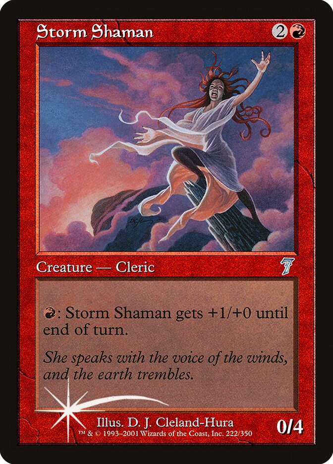 Storm Shaman 222★/350 (7th Edition)  - Foil | Good Games Modbury