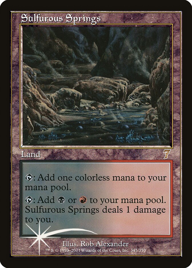 Sulfurous Springs 345★/350 (7th Edition)  - Foil | Good Games Modbury