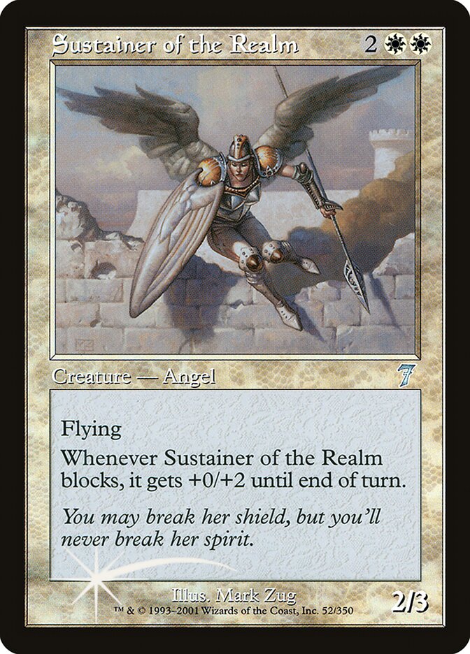 Sustainer of the Realm 52★/350 (7th Edition)  - Foil | Good Games Modbury