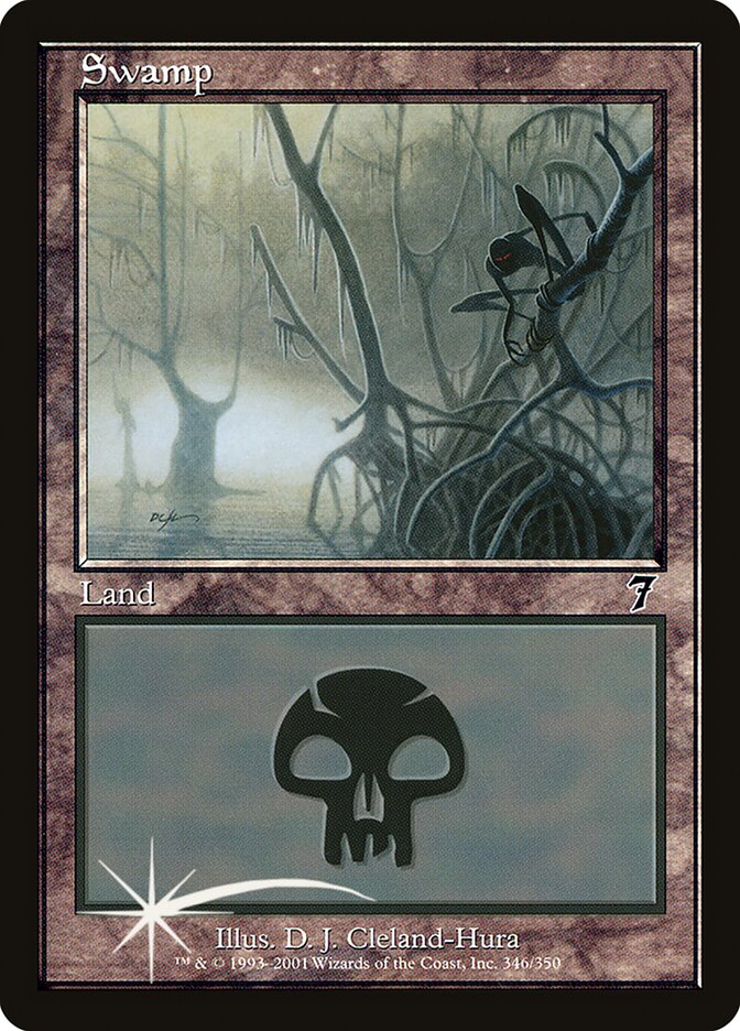 Swamp 346★/350 (7th Edition)  - Foil | Good Games Modbury