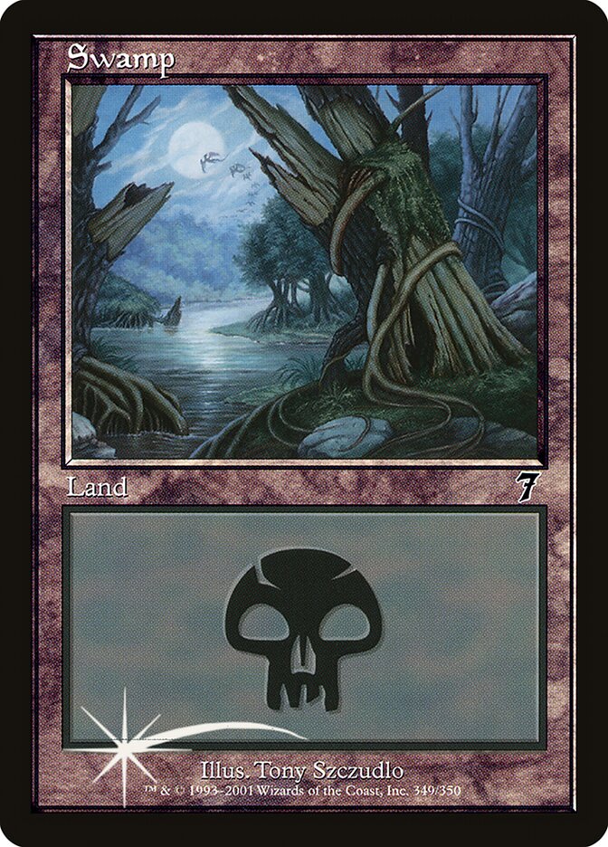 Swamp 349★/350 (7th Edition)  - Foil | Good Games Modbury