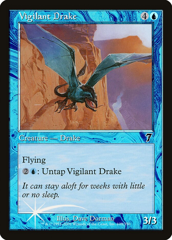 Vigilant Drake 109★/350 (7th Edition)  - Foil | Good Games Modbury