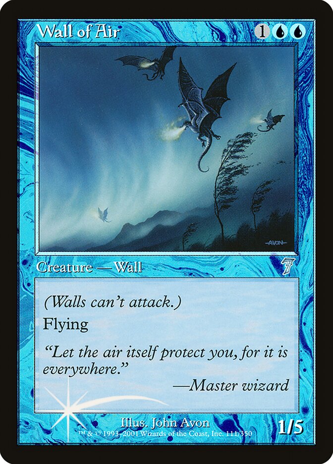 Wall of Air 111★/350 (7th Edition)  - Foil | Good Games Modbury