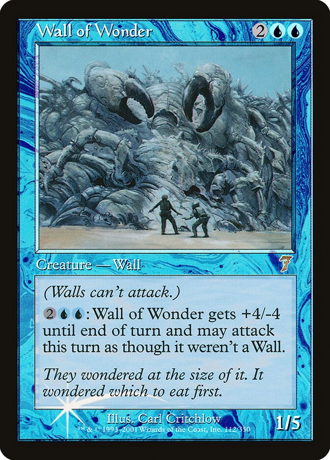 Wall of Wonder 112★/350 (7th Edition)  - Foil | Good Games Modbury