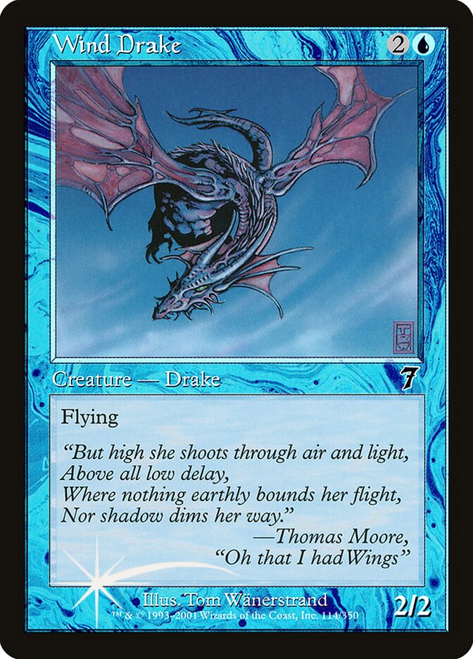 Wind Drake 114★/350 (7th Edition)  - Foil | Good Games Modbury