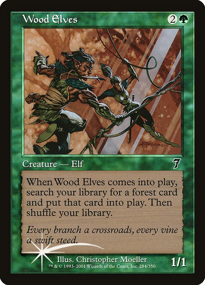 Wood Elves 284★/350 (7th Edition)  - Foil | Good Games Modbury