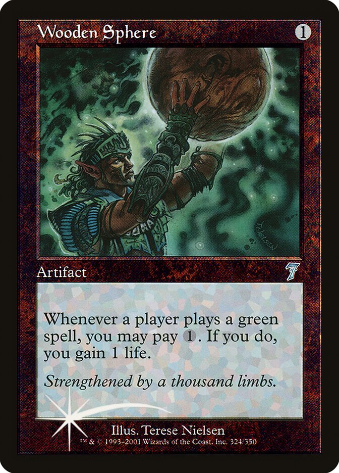 Wooden Sphere 324★/350 (7th Edition)  - Foil | Good Games Modbury