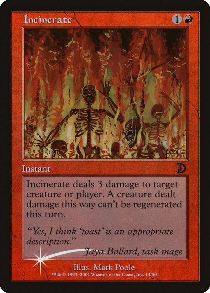 Incinerate 14★/50 (Deckmasters Garfield vs Finkel)  - Foil | Good Games Modbury