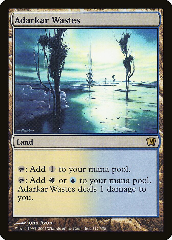 Adarkar Wastes 317★/350 (9th Edition)  - Foil | Good Games Modbury