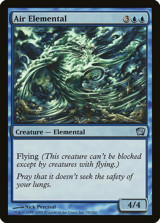 Air Elemental 58★/350 (9th Edition)  - Foil | Good Games Modbury