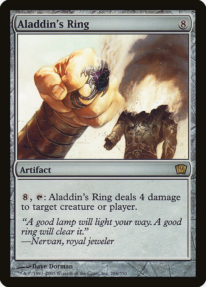 Aladdin's Ring 286★/350 (9th Edition)  - Foil | Good Games Modbury