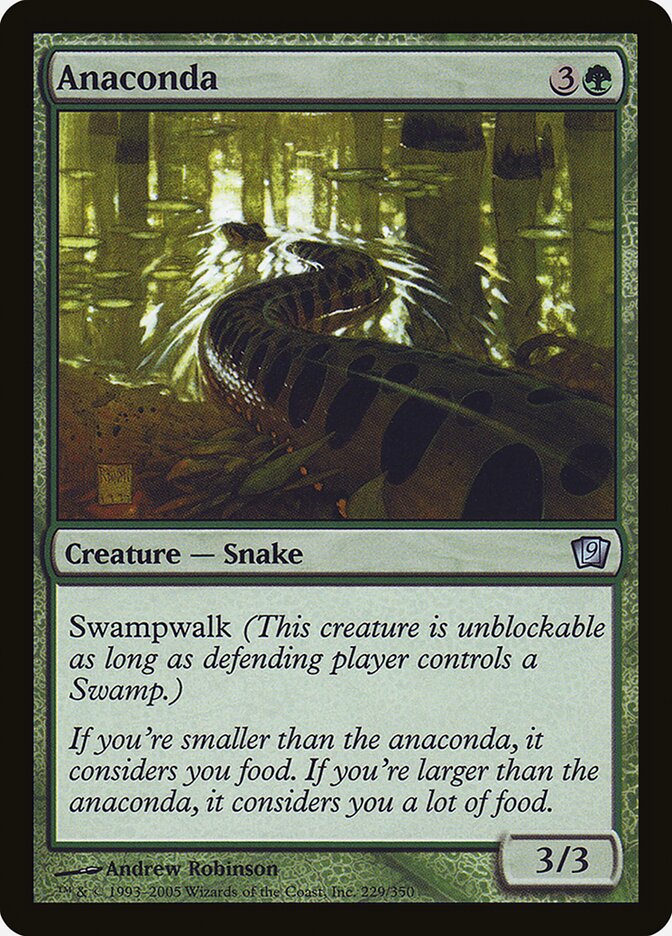 Anaconda 229★/350 (9th Edition)  - Foil | Good Games Modbury