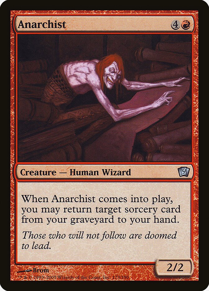 Anarchist 173★/350 (9th Edition)  - Foil | Good Games Modbury