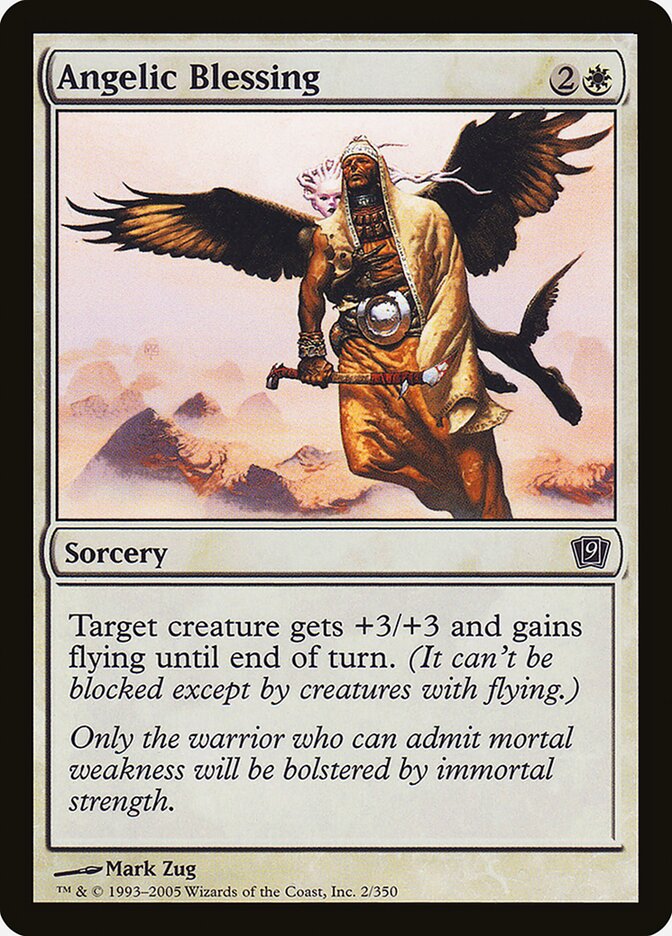 Angelic Blessing 2★/350 (9th Edition)  - Foil | Good Games Modbury