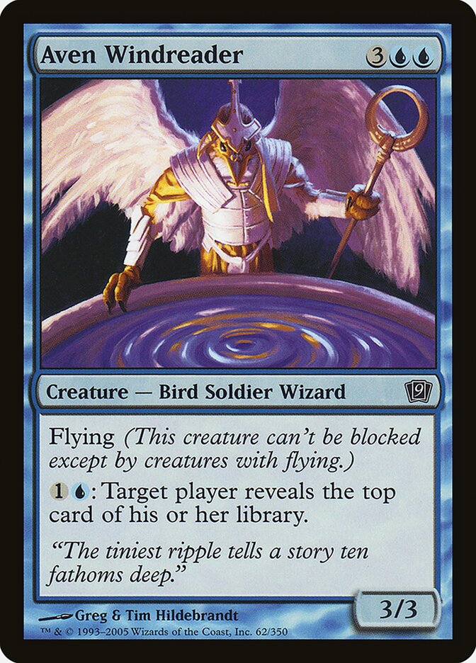 Aven Windreader 62★/350 (9th Edition)  - Foil | Good Games Modbury